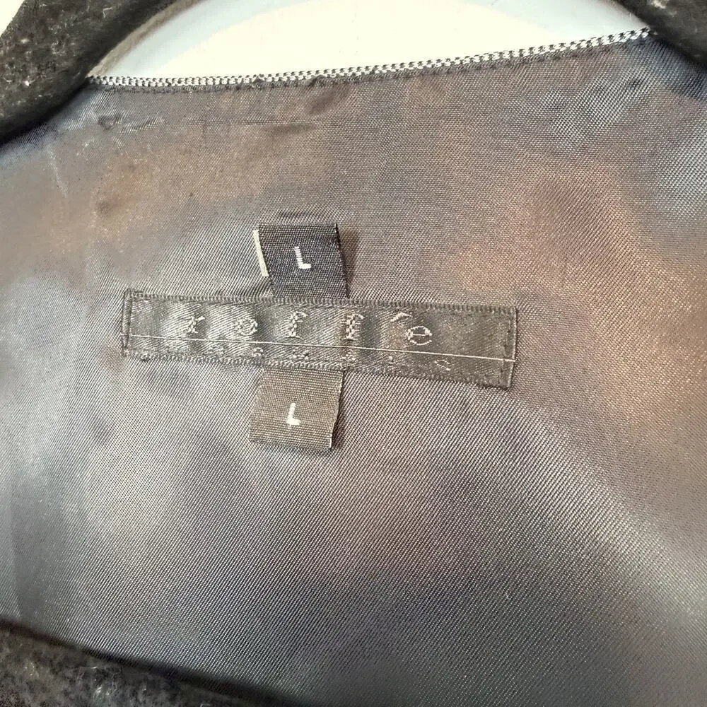 Rolfe Formal silver metalllic waistcoast vest size large suit